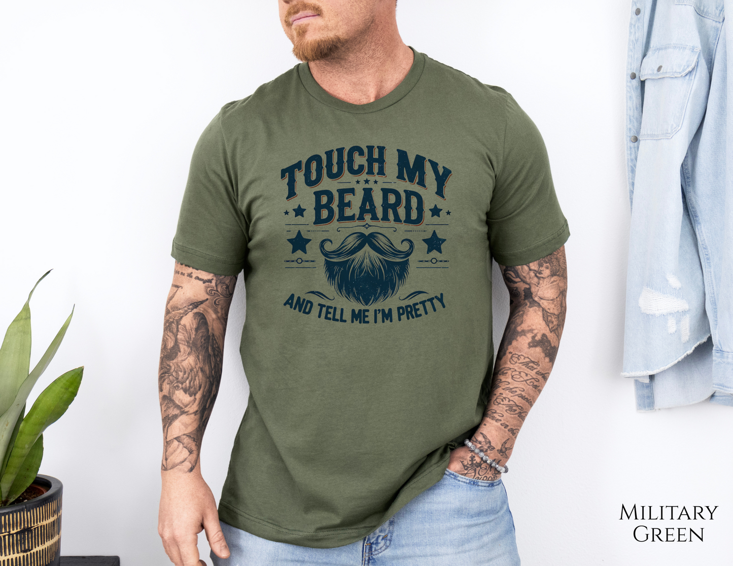 Men's "Touch My Beard" T-Shirt