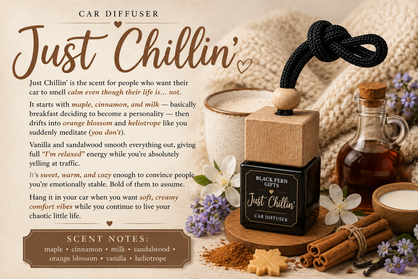 Car Diffuser - Just Chillin'