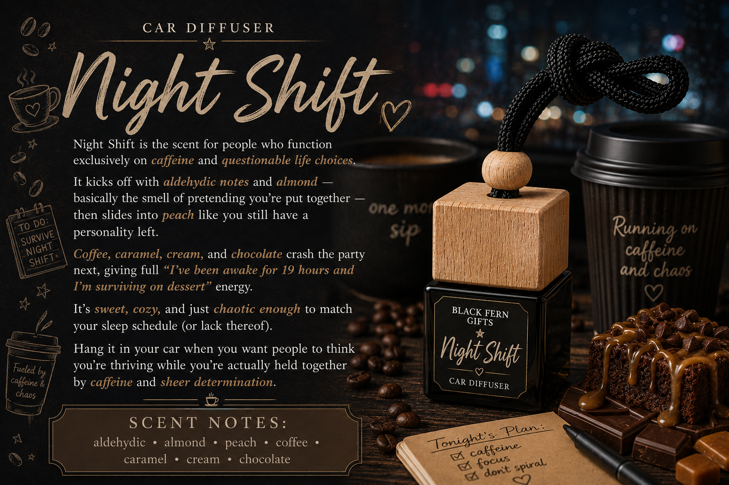 Car Diffuser - Night Shift