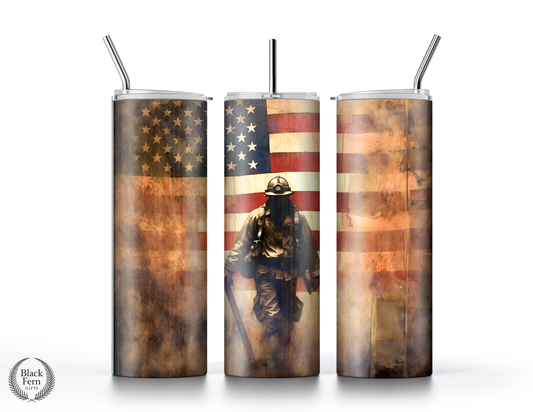 Flag & Soldier Tumbler