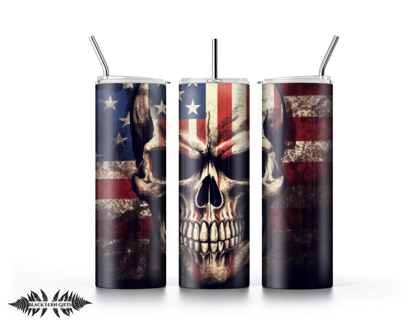 American Skull Tumbler