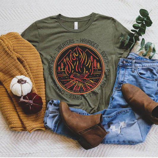 Fall Bonfire - Tee