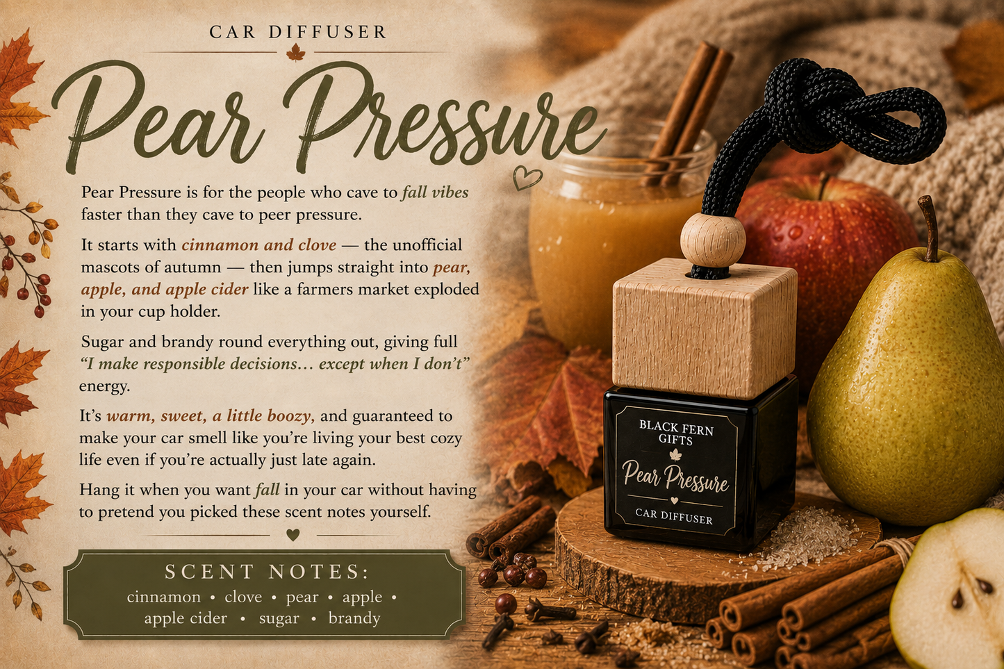 Car Diffuser - Pear Pressure
