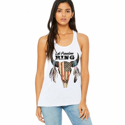 Let Freedom Ring Racerback Tank