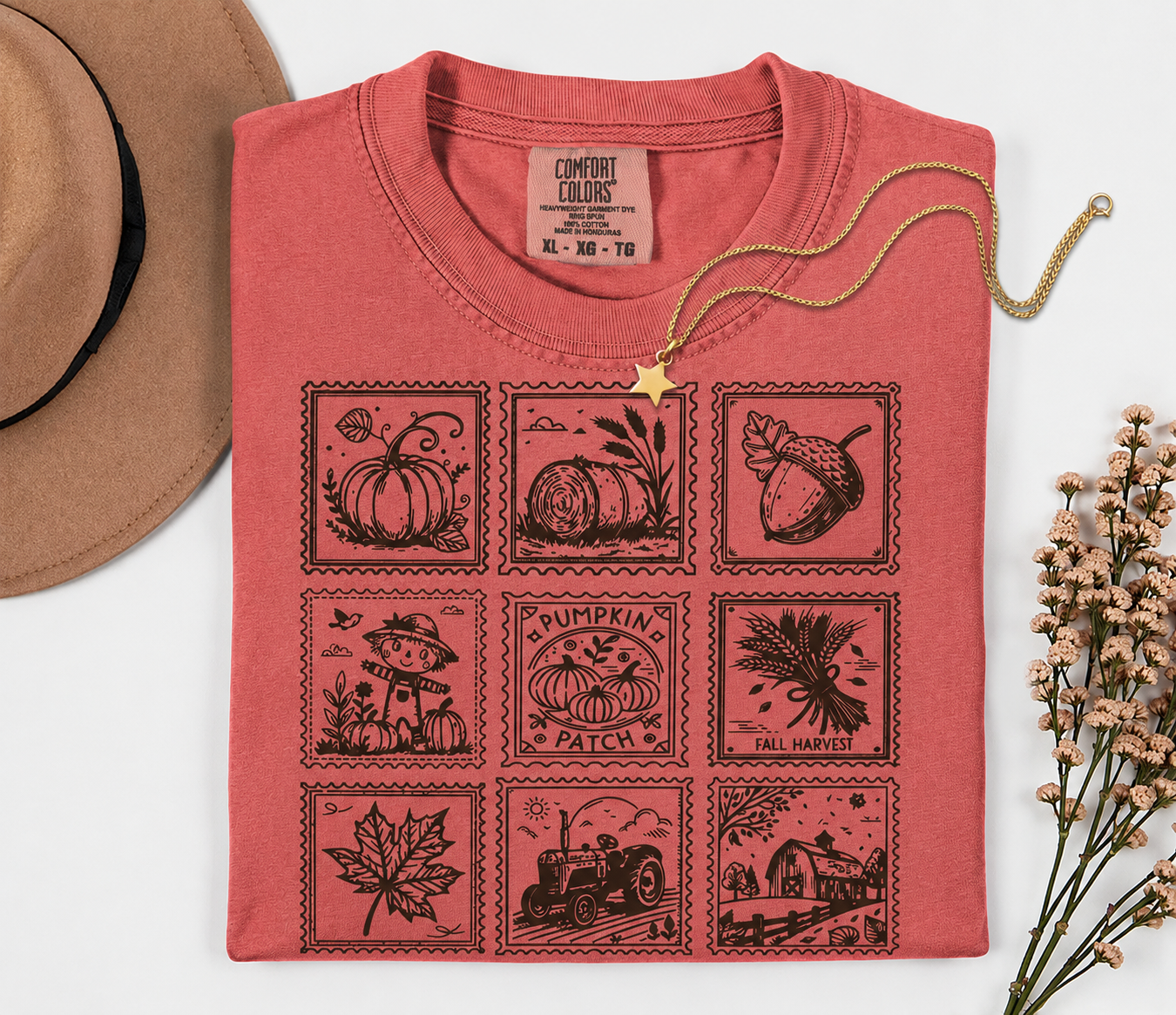 Fall Stamps Tee