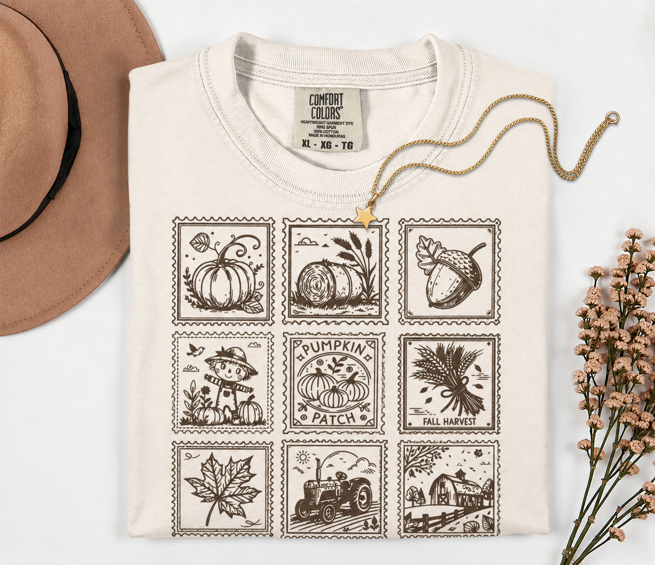 Fall Stamps Tee