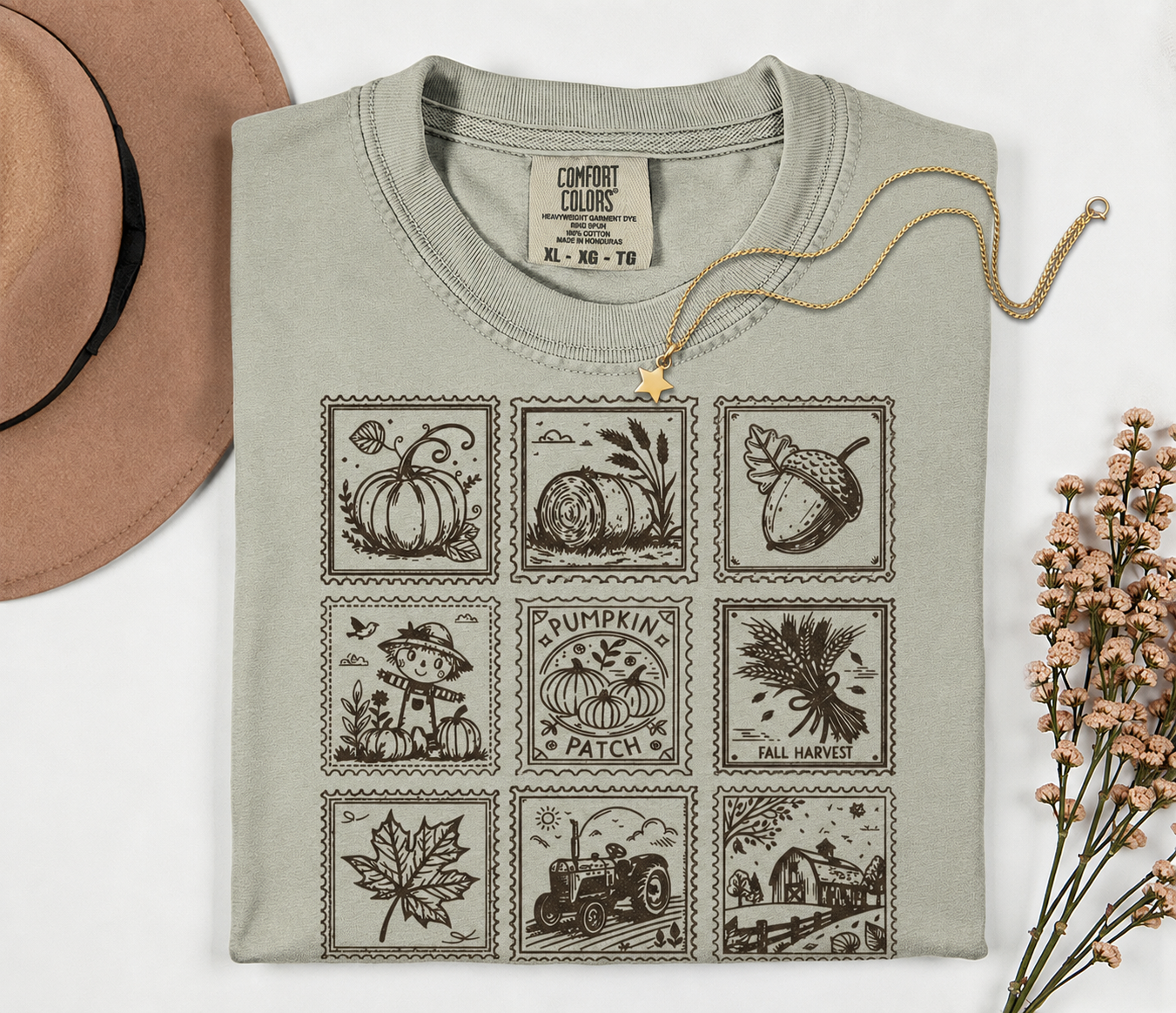 Fall Stamps Tee