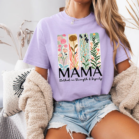 Mama Clothed in Strength Tee