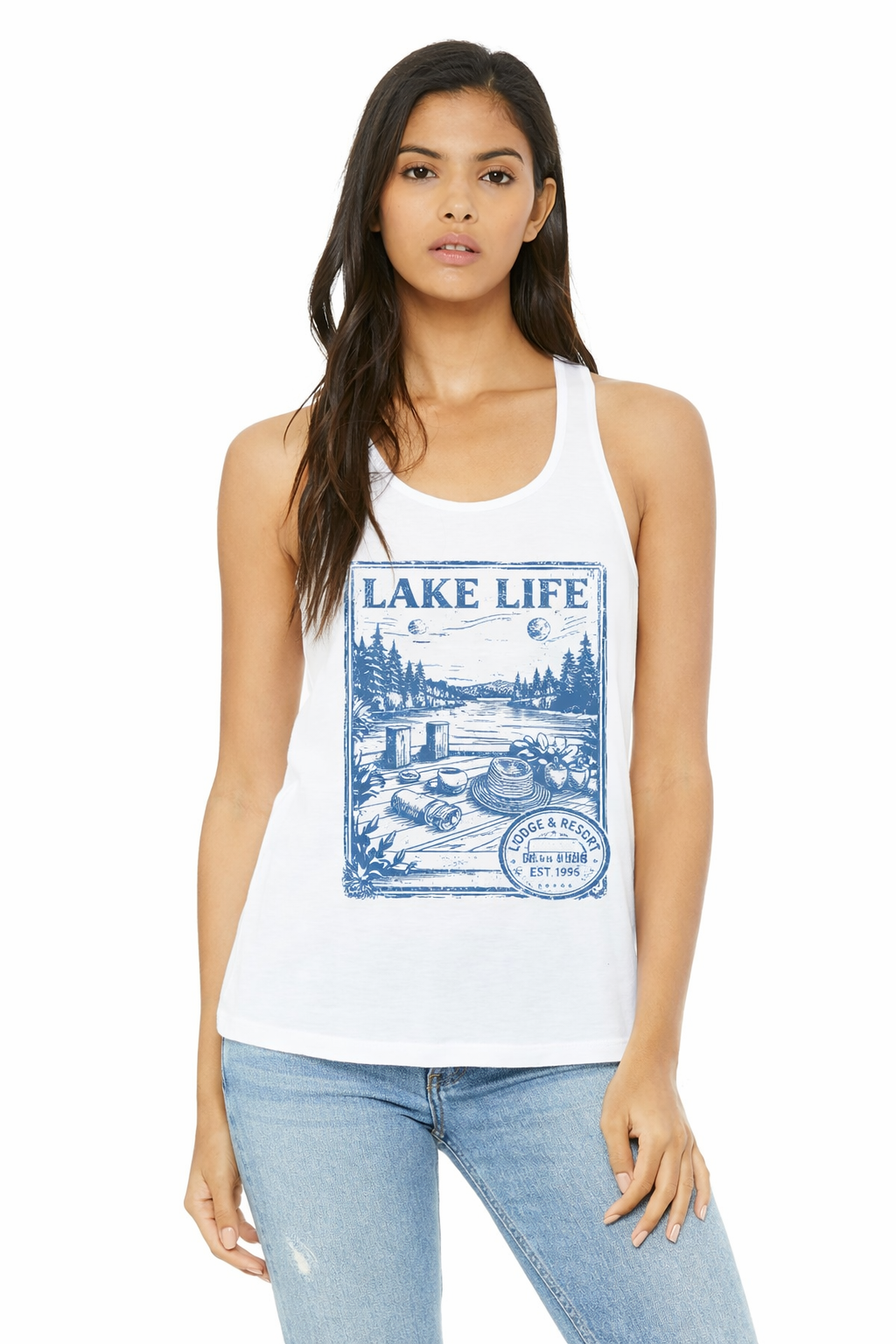 Lake Life Racerback Tank