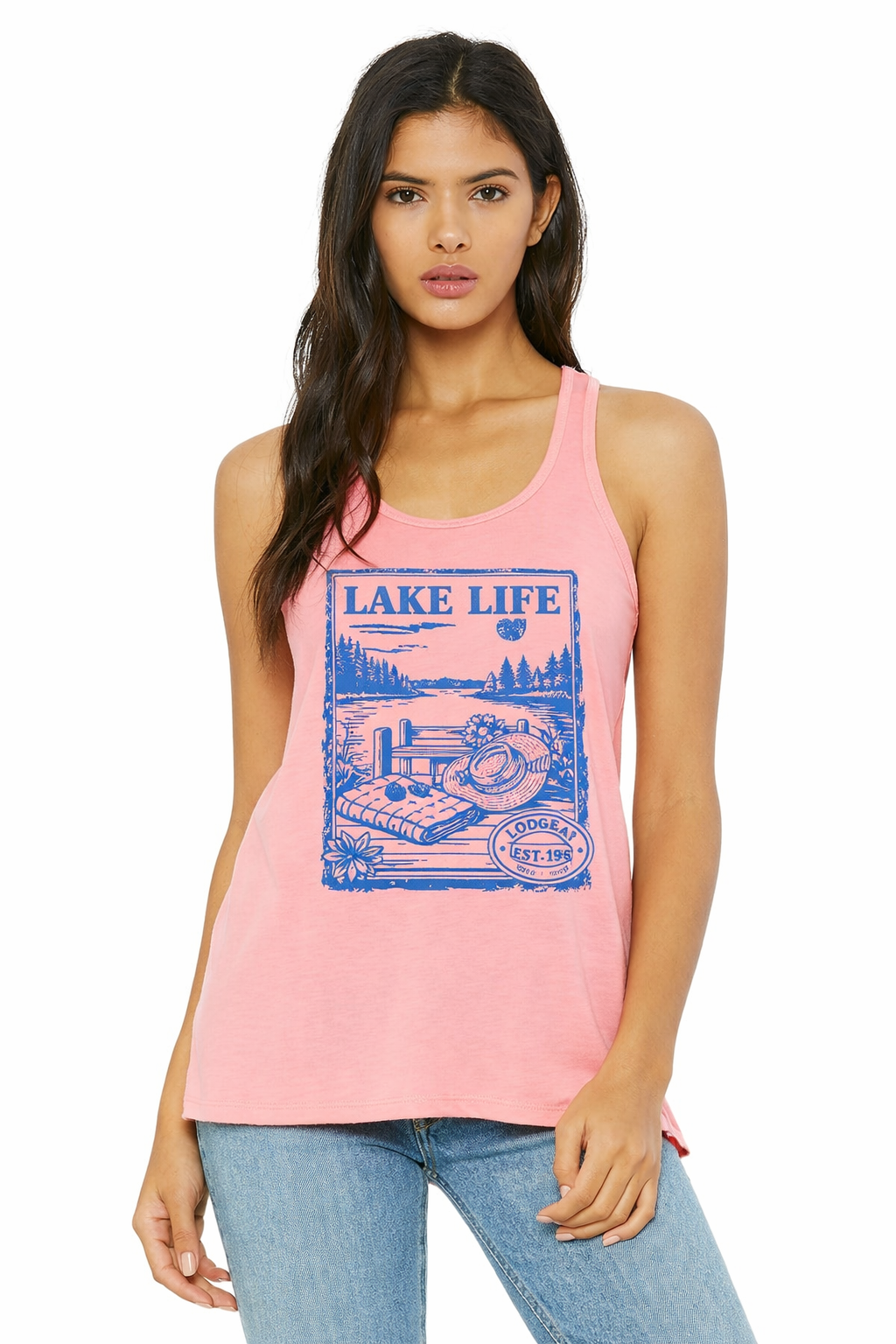 Lake Life Racerback Tank