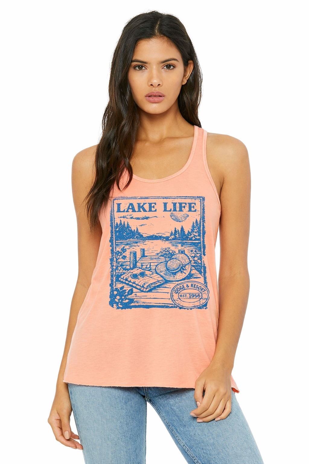 Lake Life Racerback Tank