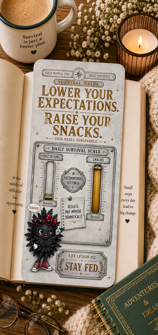 Lower Your Expectations. Raise Your Snacks.
