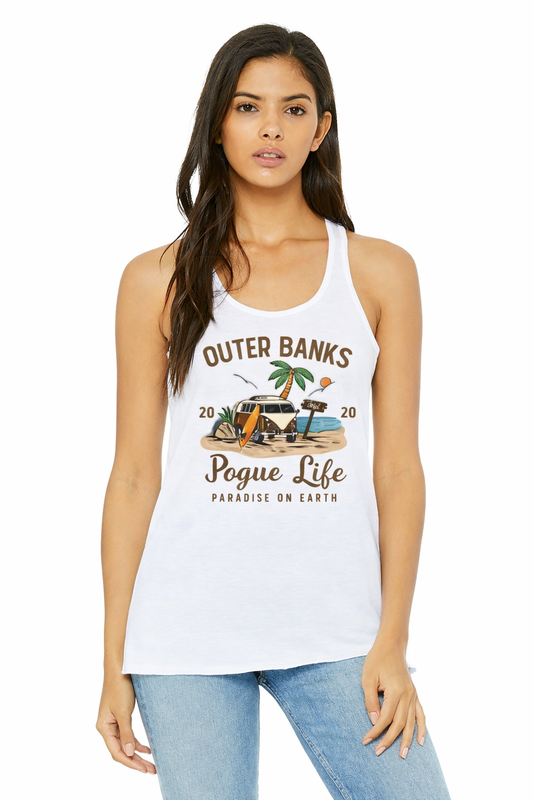 Outer Banks - Pogue Life Racerback Tank