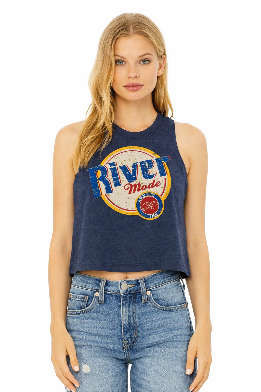 River Mode Crop Tank