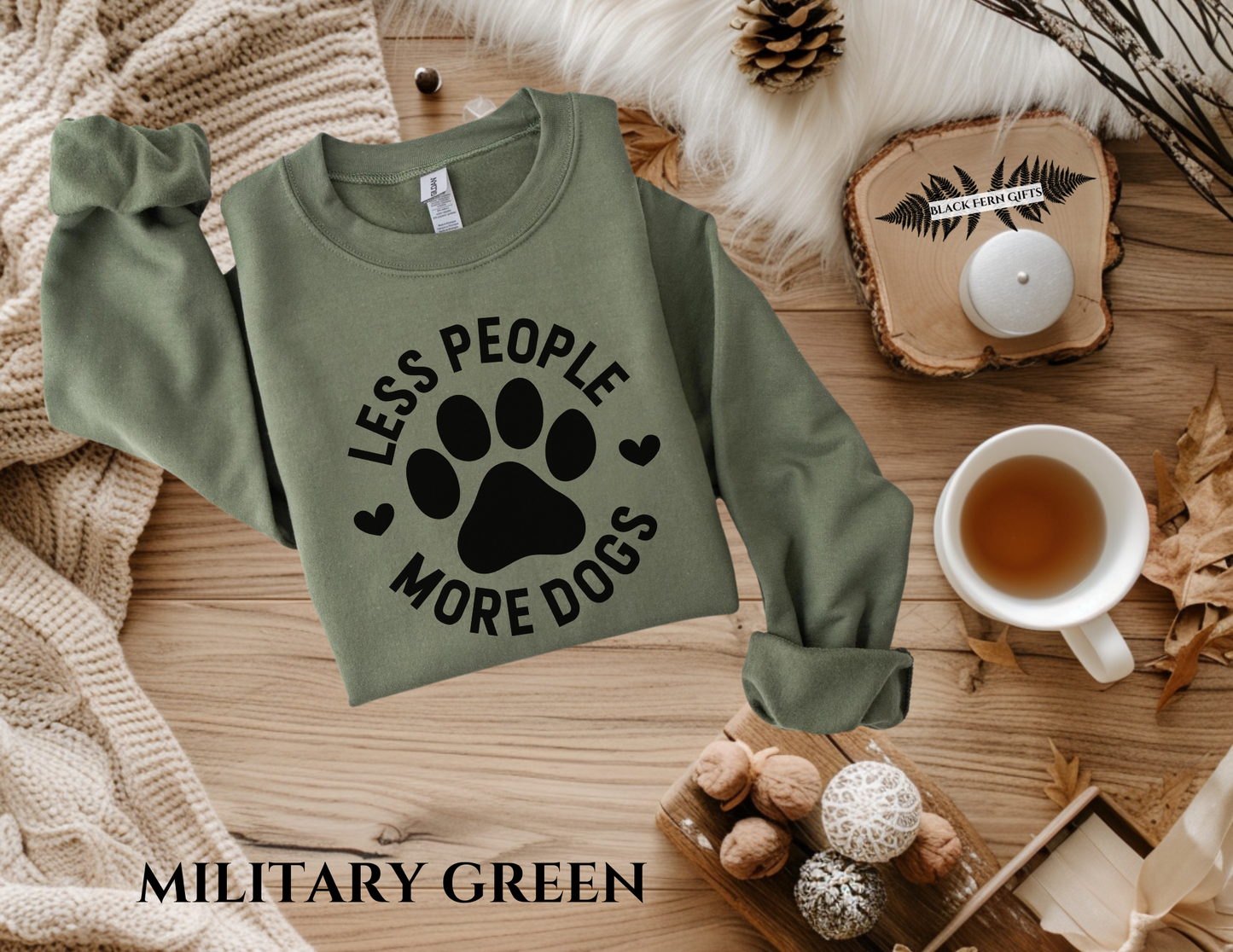 Less People More Dogs - Sweatshirt