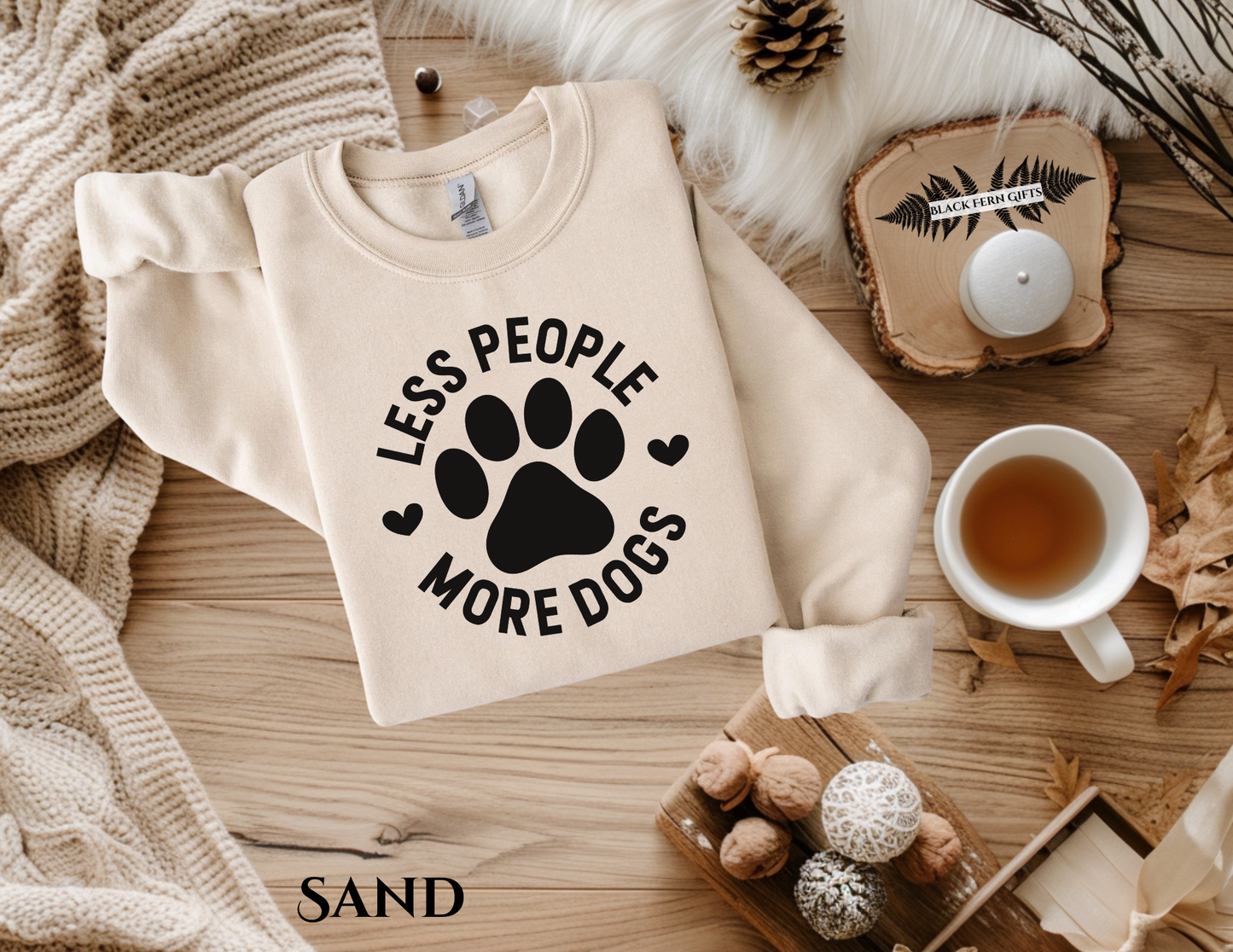 Less People More Dogs - Sweatshirt