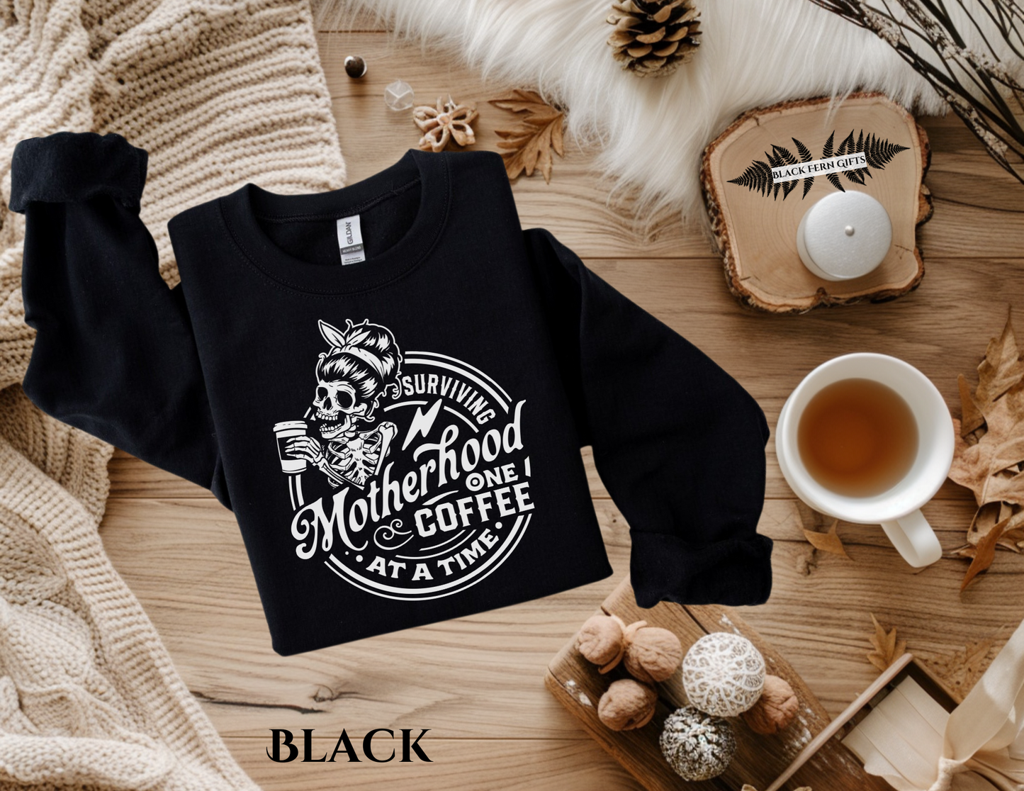 Surviving Motherhood One Coffee At a Time - Sweatshirt