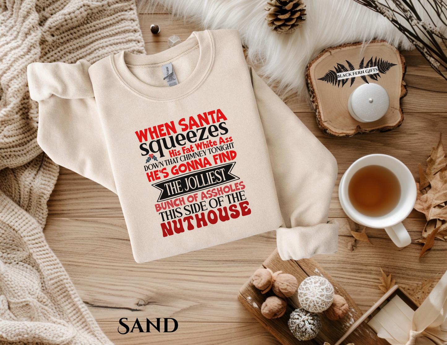 When Santa Squeezes - Sweatshirt