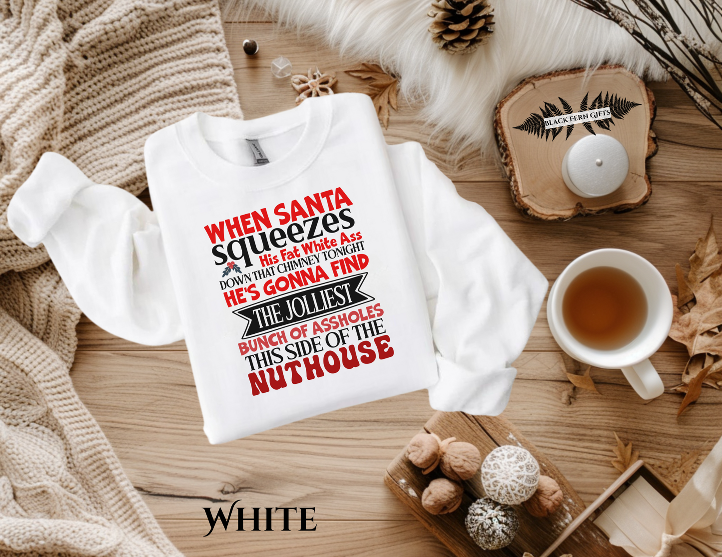 When Santa Squeezes - Sweatshirt