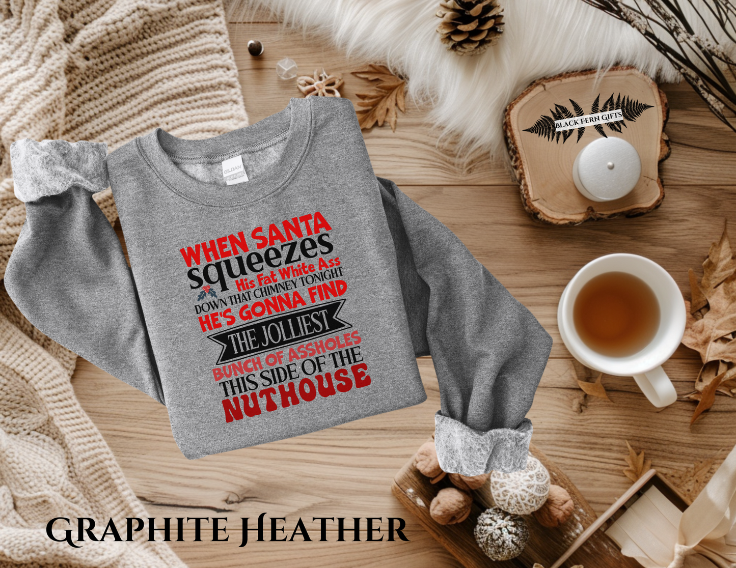 When Santa Squeezes - Sweatshirt