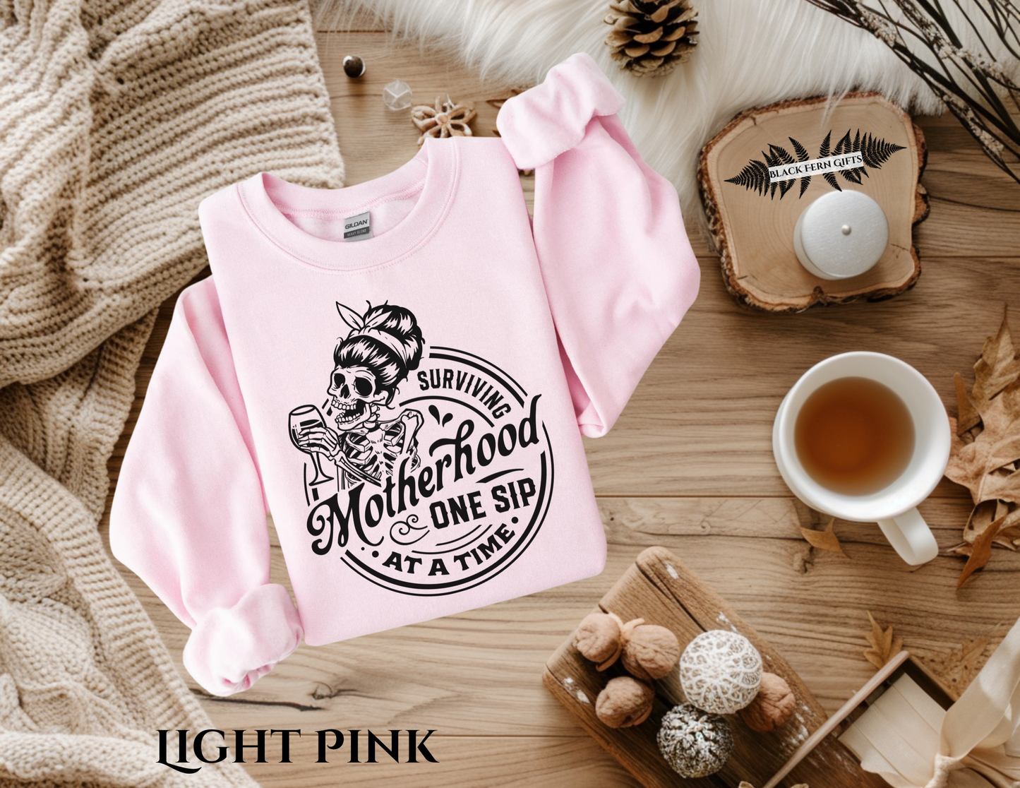 Surviving Motherhood One Sip At a Time - Sweatshirt