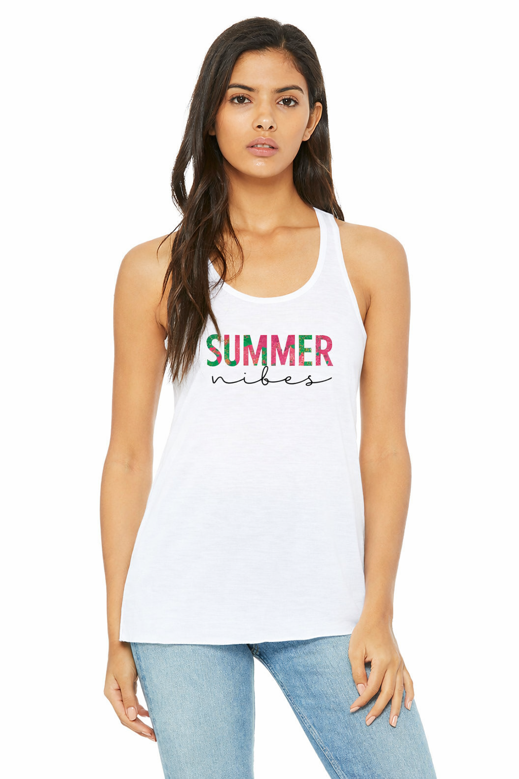 Summer Vibes Racerback Tank