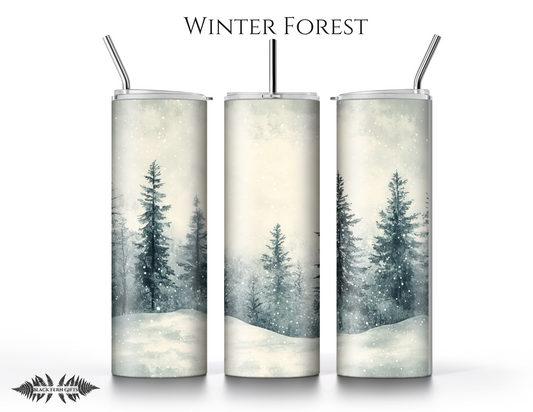 Winter Forest Tumbler